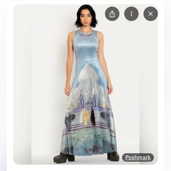 NWT BLACKMILK VELVET PRINCESS  Maxi Dress XXL - Picture 1 of 3